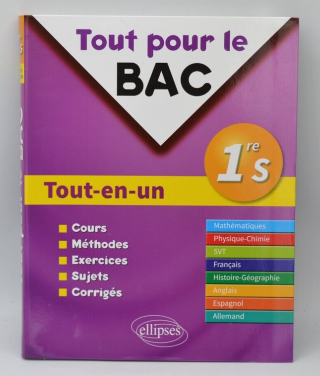 Tout pour le BAC Tout-en-Un 1re S - Bruno Clément - Livre