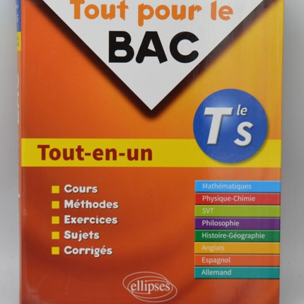 Tout pour le Bac Tout-en-Un Terminale S - Eric Janin - Livre