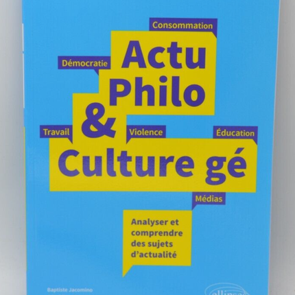 Philosophy Culture News - IEP Class - Baptiste Jacomino - Book