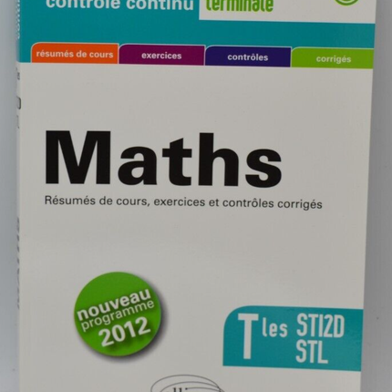 Math - Terminales STI2D and STL - Claudine Cherruau - Book