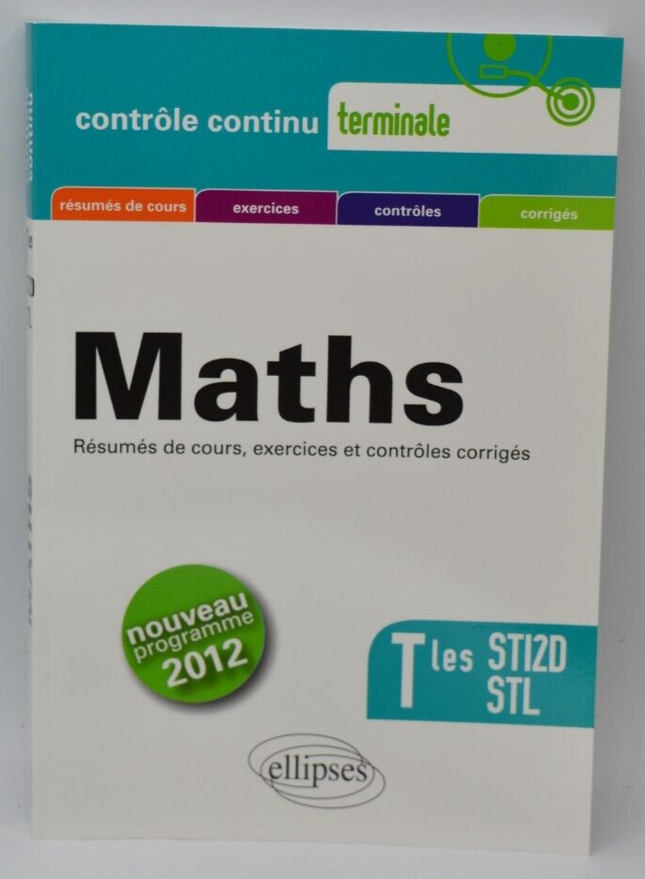 Math - Terminales STI2D et STL - Claudine Cherruau - Livre