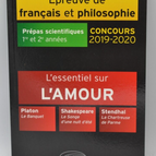 Epreuve de français et philosophie Prépas scientifiques l'essentiel amour- Livre