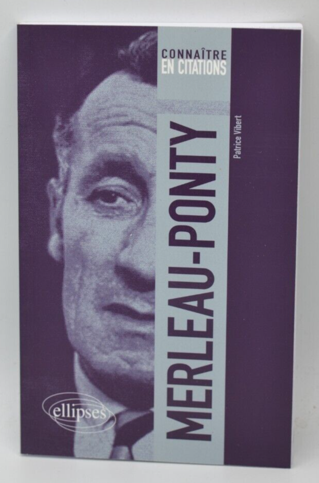 Merleau-Ponty - Patrice Vibert - Livre