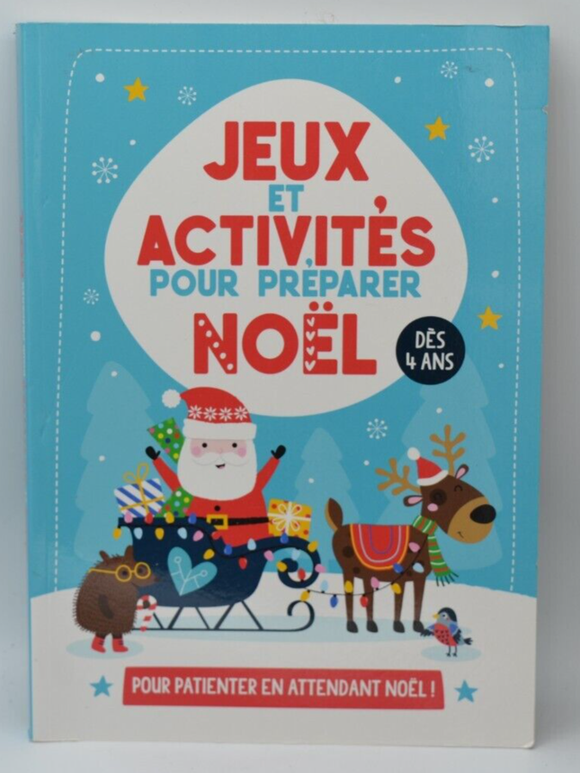 Jeux et activités pour préparer Noël - pour patienter en attendant Noël - Livre