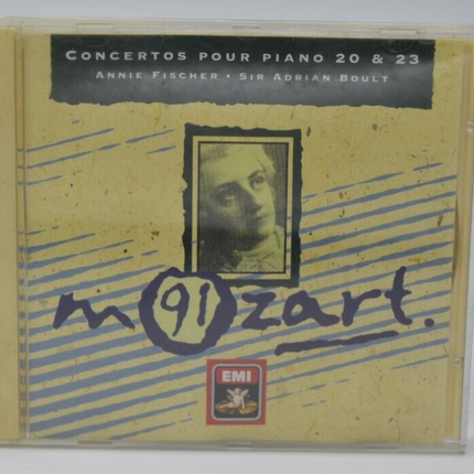 Mozart 91 Klavierkonzert Nr. 20 und Klavierkonzert Nr. 23 – CD