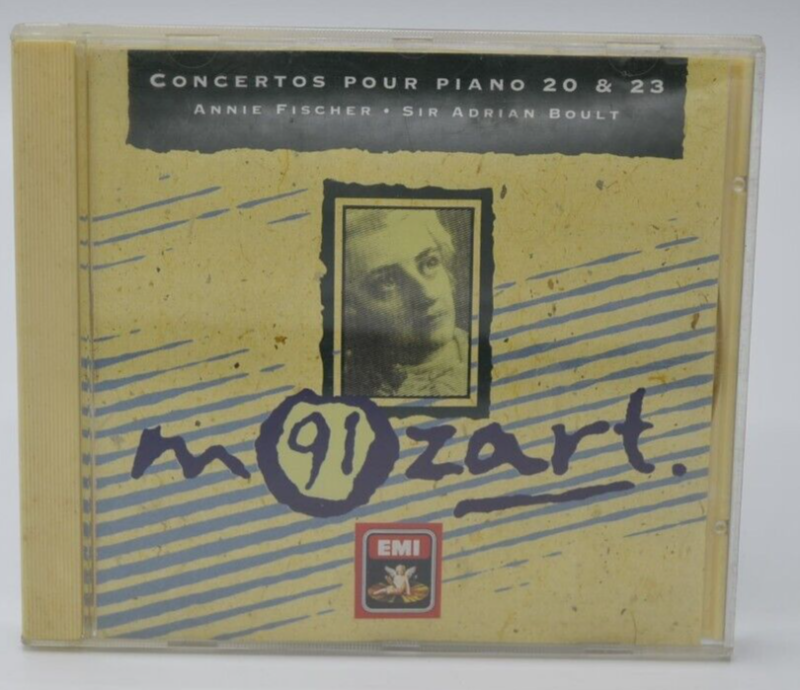 Mozart 91 Piano Concerto No. 20 and Piano Concerto No. 23 - cd