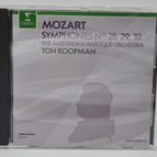 Symphonies Nos. 29 33 25 Orchestre Baroque D'Amsterdam - cd