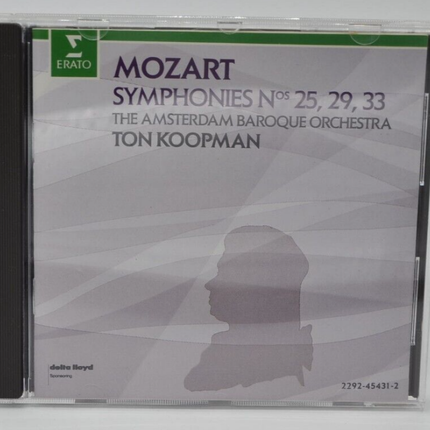 Symphonies Nos. 29 33 25 Orchestre Baroque D'Amsterdam - cd