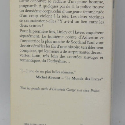 Une Patience D'Ange - Elizabeth George - livre