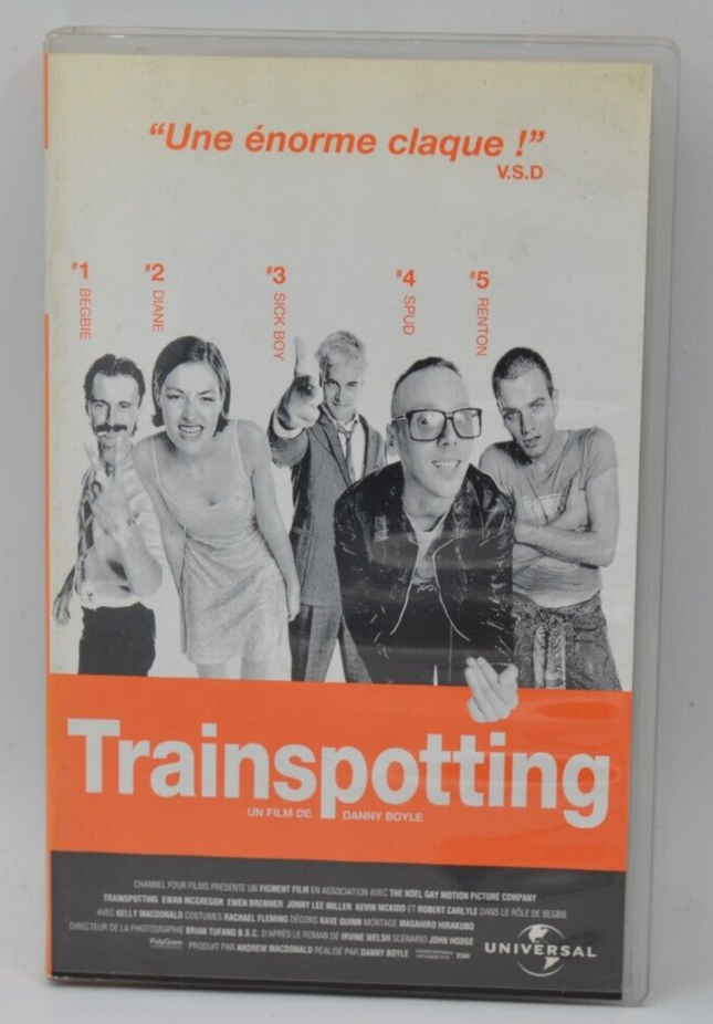 K7 VHS-Videokassette - Trainspotting - Ewan McGregor