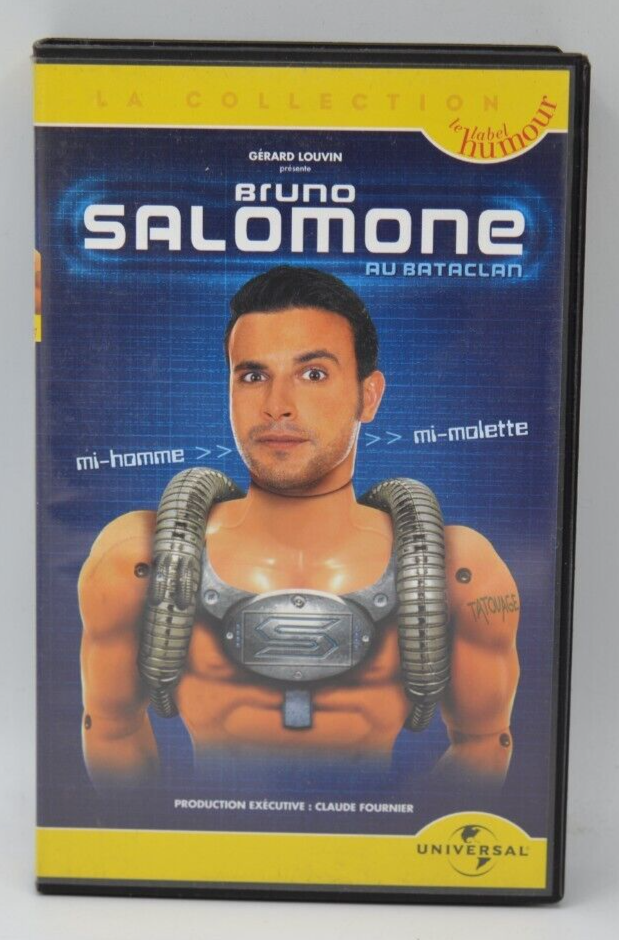 K7 vhs video cassette - At the Bataclan - Bruno Salomone