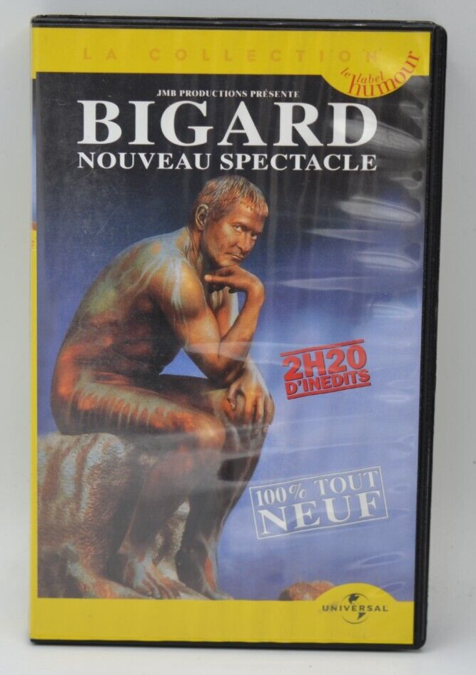 VHS video cassette K7 - New show 100% brand new - Jean-Marie Bigard