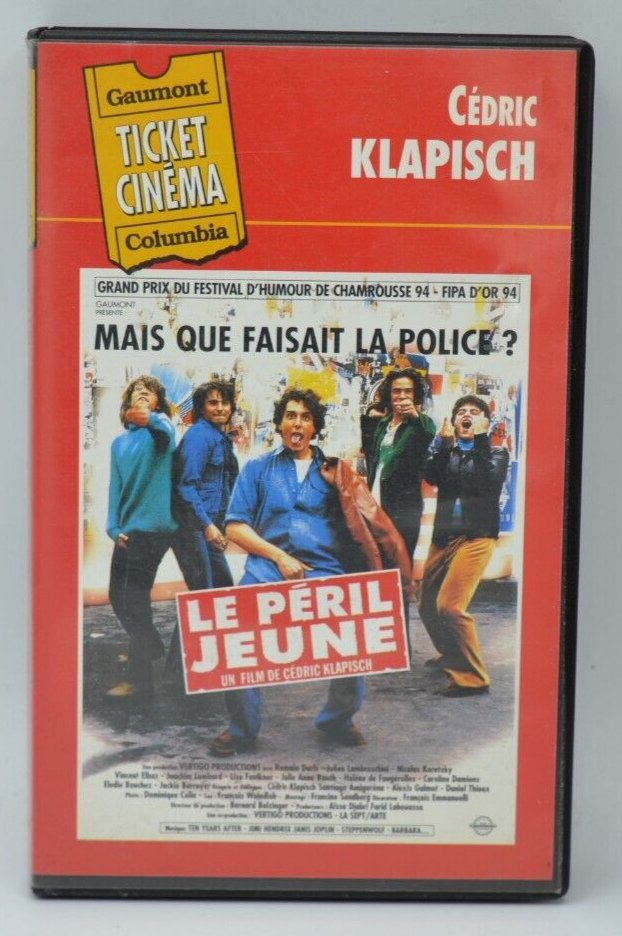 VHS video cassette K7 - The Young Peril - Romain Duris