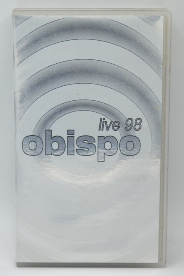 K7 vhs video cassette - Live 98 - Pascal Obispo