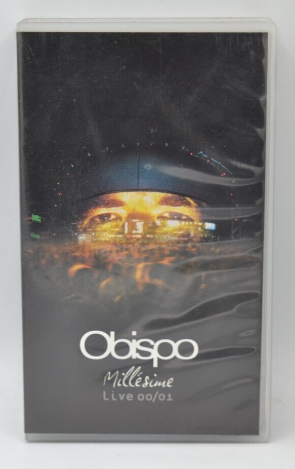 VHS video cassette K7 - Vintage Live 00/01 - Pascal Obispo