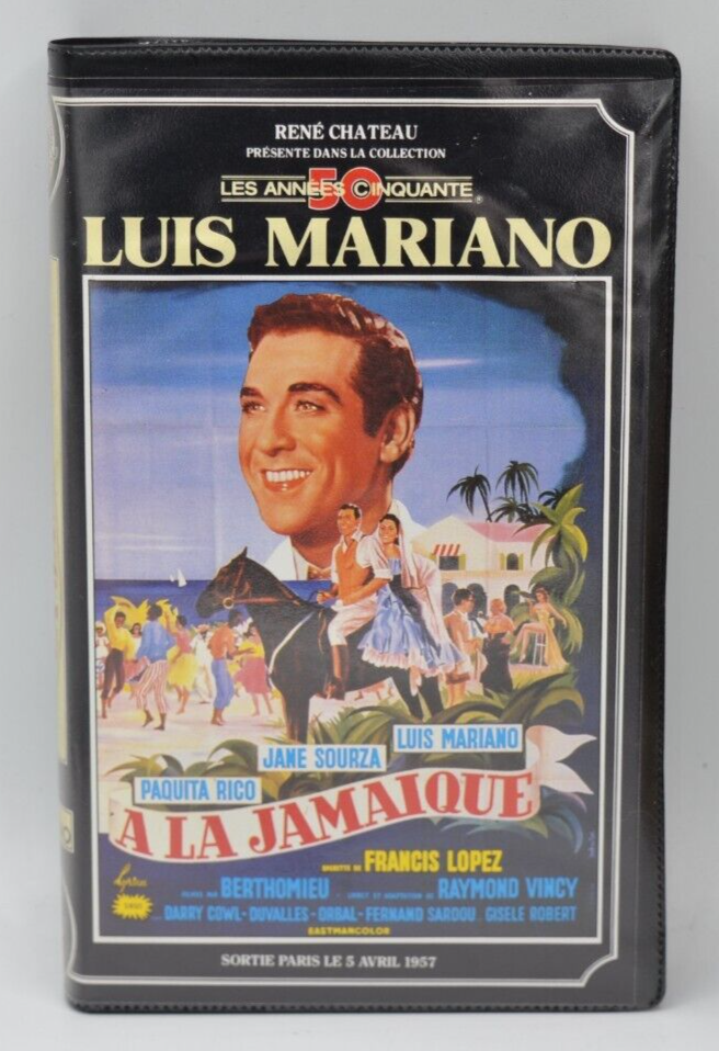 VHS video cassette K7 - In Jamaica - Luis Mariano