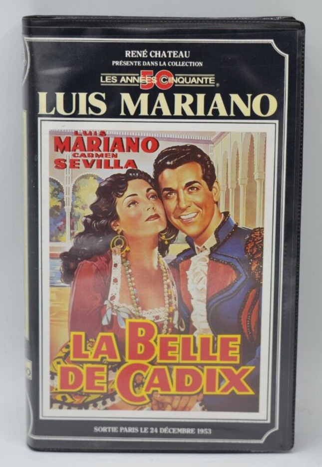 cassette vidéo vhs K7 - La belle de cadix - Luis Mariano
