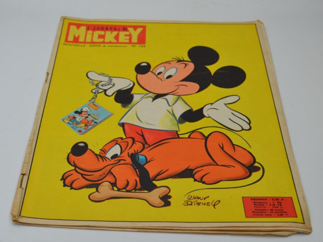 Le journal de Mickey - n° 734- 1966- livre