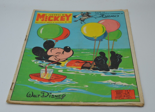 Le journal de Mickey - n° 743 - 1966- livre