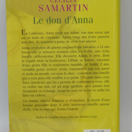 Le don d'Anna - Cecilia Samartin - livre