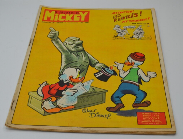Le journal de Mickey - n° 746- 1966- livre