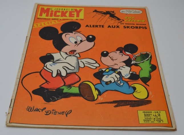 Le journal de Mickey - n° 754- 1966- livre