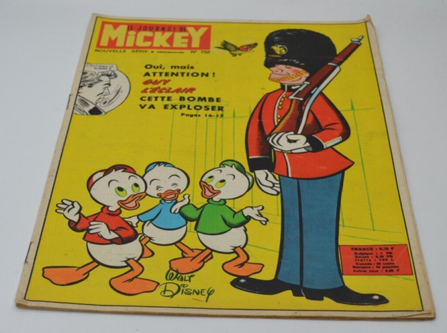 Le journal de Mickey - n° 752- 1966- livre