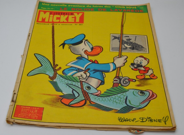 Le journal de Mickey - n° 587- 1963- livre