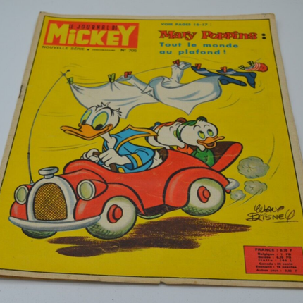 Le journal de Mickey - n° 705- 1965- livre