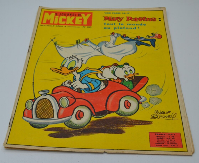 Le journal de Mickey - n° 705- 1965- livre
