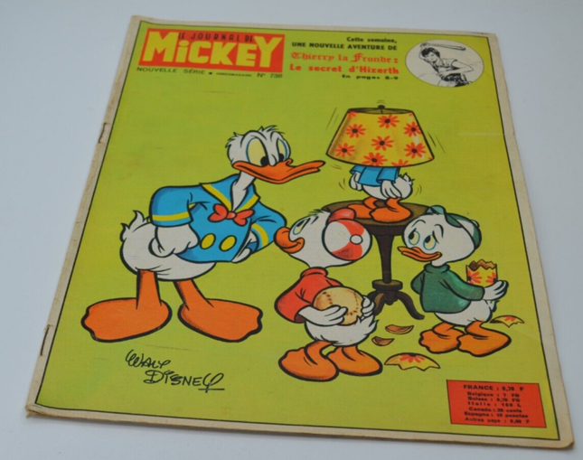 Le journal de Mickey - n° 738- 1966- livre
