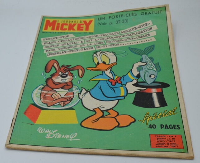 Le journal de Mickey - n° 722 - 1966- livre