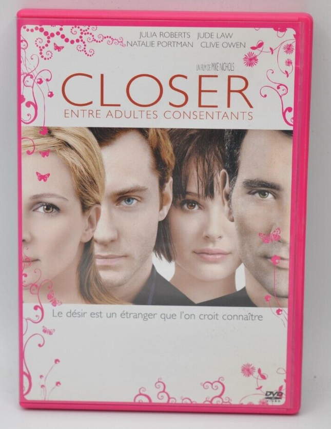 Closer Between consenting adults - Julia Roberts - Jude Law - Natalie Portman - Drama DVD