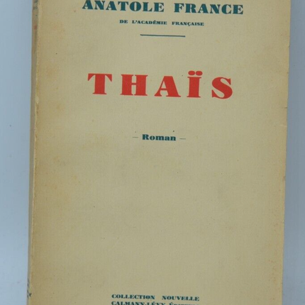 Thais - Anatole France - 1921 - Buch