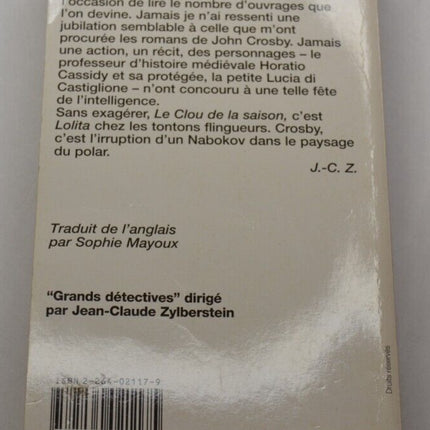 Der Höhepunkt der Saison - John Crosby - Buch
