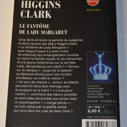 Le fantôme de Lady Margaret - Mary Higgins Clark - livre