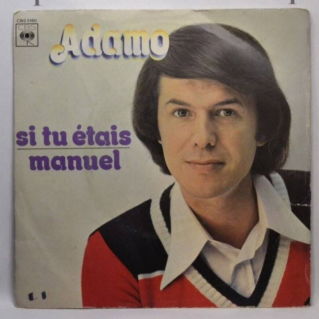 disque vinyle 45 tours - si tu étais manuel adamo