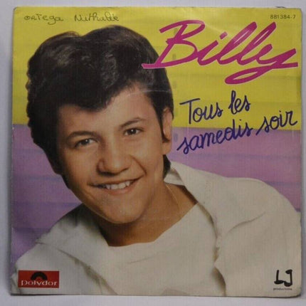 disque vinyle 45 tours - tous les samedis soir billy