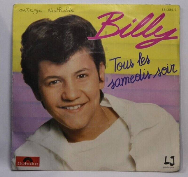 disque vinyle 45 tours - tous les samedis soir billy