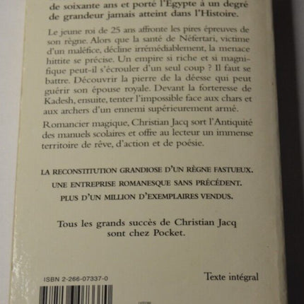 La bataille de Kadesh - Ramsès tome 3 - Christian Jacq - livre