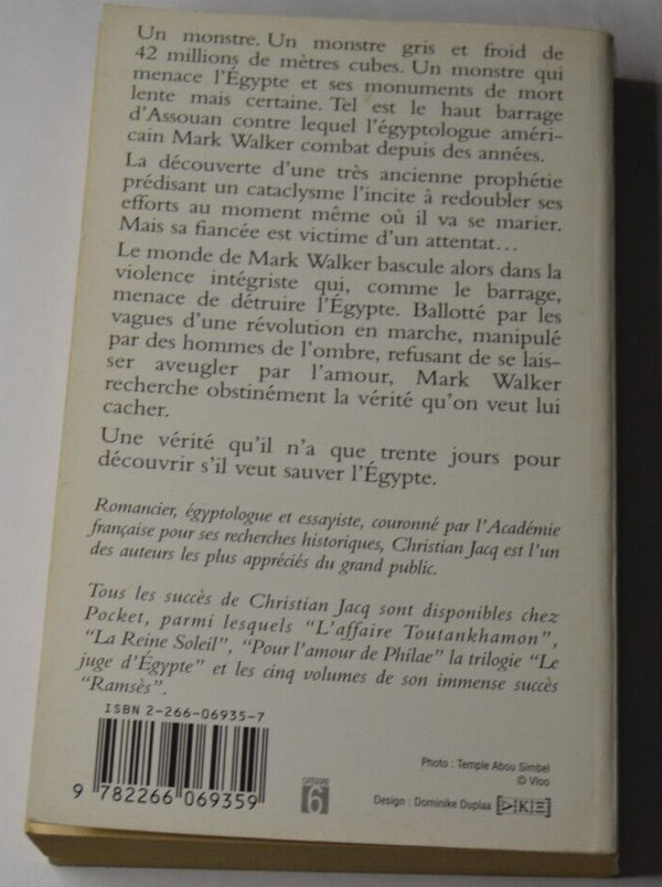 Dam on the Nile - Christian Jacq - book