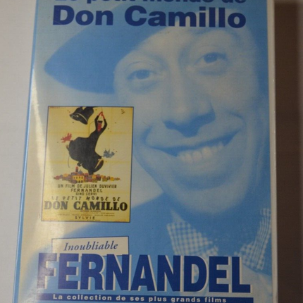 cassette vidéo vhs K7 - Le petit monde de Don Camillo Fernandel