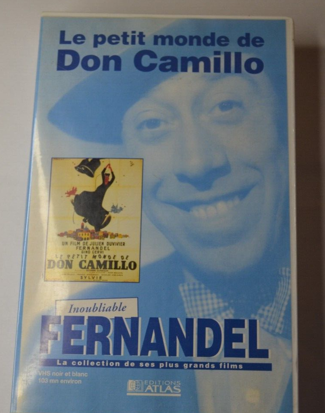VHS-Videokassette K7 – Die kleine Welt von Don Camillo Fernandel