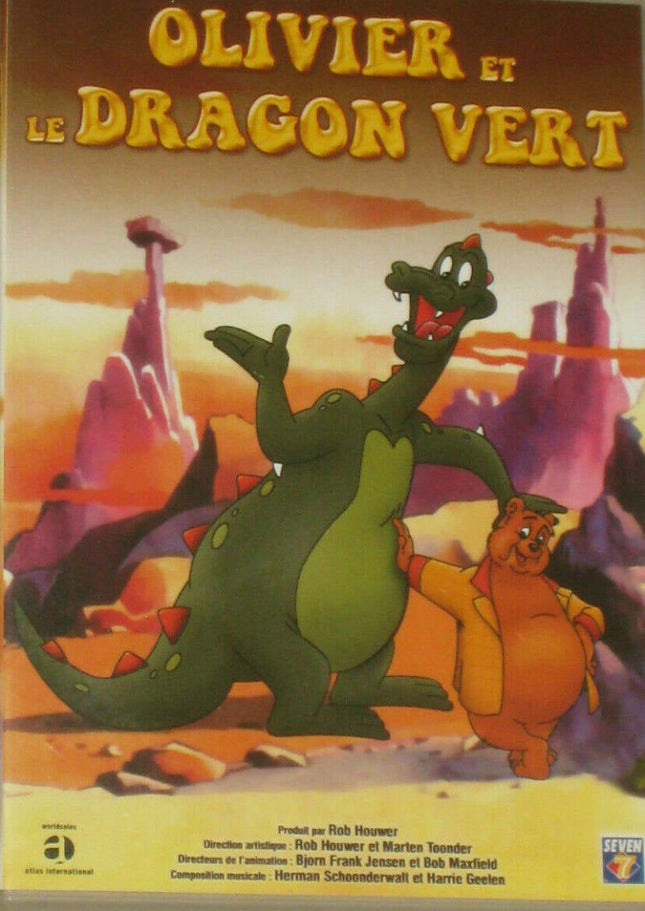 dvd - Olivier et le dragon vert - dessin animé