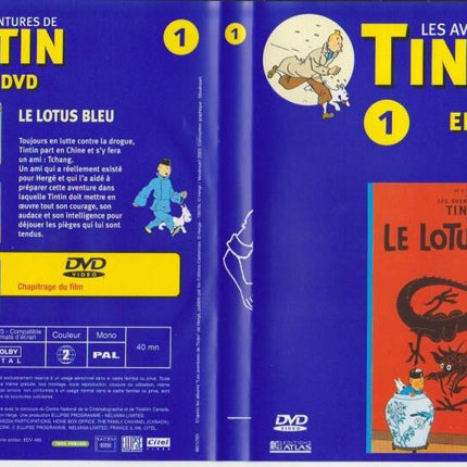 Dvd - Les Aventures de Tintin - Le Lotus Bleu - Vol. 1 - DVD