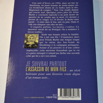 Ich werde dem Mörder meines Sohnes überallhin folgen - Frieda Burlet - Buch