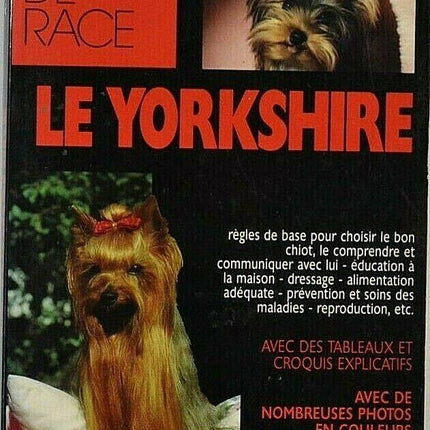 chien de race le yorkshire - de vecchi - livre