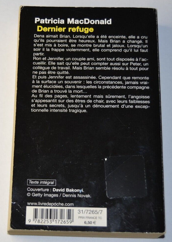 Dernier refuge - Patricia Macdonald - livre