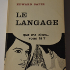 Language - Edward Sapir - book