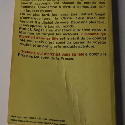 Der Mann, der in seinem Kopf ging – Patrick Segal – Buch